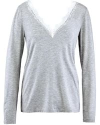 Aubade - Sweet Bliss Lace-Trim Pyjama Top - Lyst