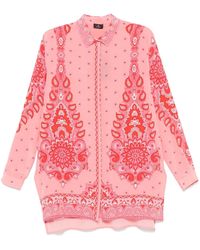 Etro - Hemd Mit Floralem Paisley-Print - Lyst