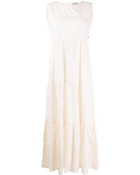 Woolrich Robe longue à encolure carrée - Multicolore