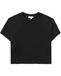 Agolde - Cropped Cotton T-Shirt - Lyst