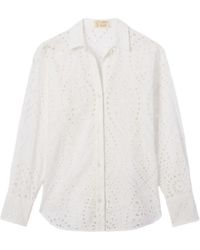 MC2 Saint Barth - Blouse Brodée Sangallo - Lyst