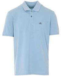 C.P. Company - Logo-Detail Polo Shirt - Lyst