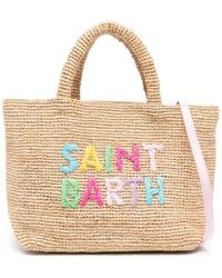 Mc2 Saint Barth - Raffia Tote Bag - Lyst