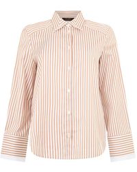 Moorer - Striped Long-Sleeve Shirt - Lyst