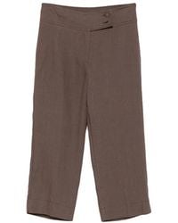 ViCOLO - Pantalones Capri Con Detalle De Botones - Lyst