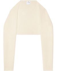 Courreges - Cropped-Bolero Aus Wolle - Lyst