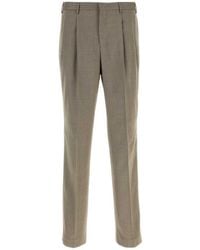 PT Torino - Pleated Straight-Leg Trousers - Lyst