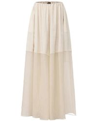 Elwood - Panelled Double-Layered Palazzo Pants - Lyst