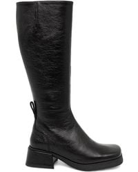 Miista - 45Mm Brunildha Square-Toe Knee-High Boots - Lyst