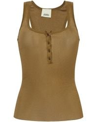 Isabel Marant - Ribbed Top 'Louisa' - Lyst