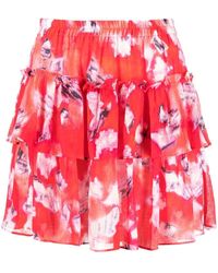 IRO - Andri Ruffled Mini Skirt - Lyst