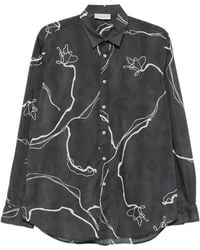 Paura - Fedone Overhemd Met Abstracte Print - Lyst