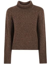 Lisa Yang - Ribbed-Knit Roll-Neck Sweater - Lyst