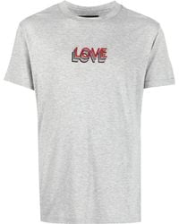 Viktor & Rolf - Love-Print Cotton-Blend T-Shirt - Lyst