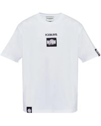 Iceberg - Logo Patch T-Shirt - Lyst