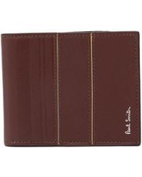 Paul Smith - Portefeuille En Cuir À Rayures - Lyst