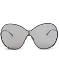 Alaïa - Round-Frame Sunglasses - Lyst