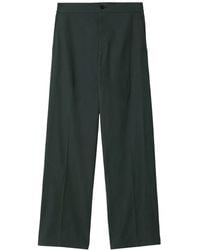 Burberry - Pressed-Crease Cotton Trousers - Lyst