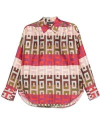 Lorena Antoniazzi - Geometric-Print Shirt - Lyst