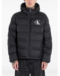 Calvin Klein - Hooded Puffer Jacket - Lyst