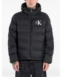 Calvin Klein - Hooded Puffer Jacket - Lyst