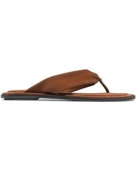 Bernardo - Knotted Leather Sandals - Lyst
