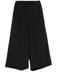 Comme des Garçons - Elasticated-Waistband Cropped Trousers - Lyst