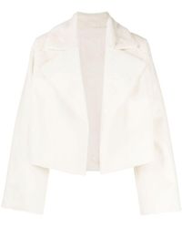 Izzue - Faux-Fur Cropped Jacket - Lyst