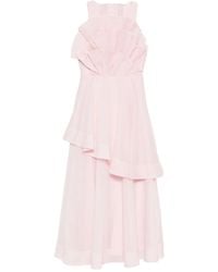 Aje. - Selestia Ruffled Layered Midi Dress - Lyst
