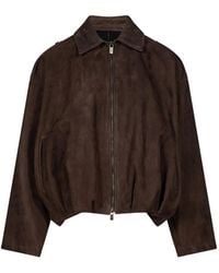 Salvatore Santoro - Suede Zip-Up Jacket - Lyst