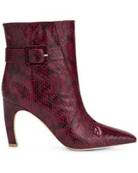 Malone Souliers - Rowan Snakeskin-Effect Ankle Boots - Lyst
