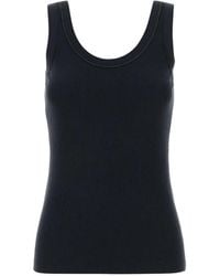 Brunello Cucinelli - Top Sin Mangas Con Detalle De Cadena - Lyst