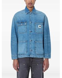 Carhartt - Og Michigan Paint-Splatter Denim Jacket - Lyst