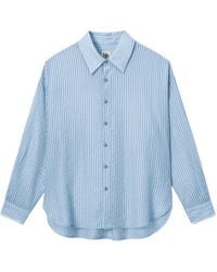 B+ AB - Striped-Pattern Shirt - Lyst