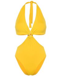 Fisico - Ring-bound Cut-out Swimsuit - Lyst