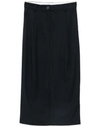 Alpha Studio - Geplooide Midi-Rok - Lyst