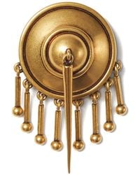 Versace - Brosche Mit Fransen - Lyst