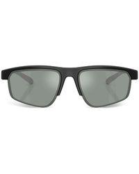 EA7 - Vyron Rectangle-Frame Sunglasses - Lyst