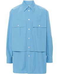 Bottega Veneta - Cotton Double Layer Shirt - Lyst