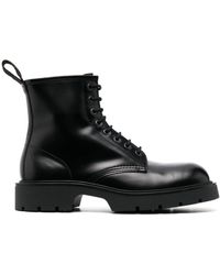 Sandro - Lace-up Leather Ankle Boots - Lyst