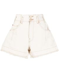 Ulla Johnson - Wide-Leg High-Waisted Shorts - Lyst