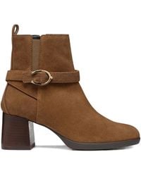 Geox - Walk Pleasure 55 Stiefeletten Mit Blockabsatz 60Mm - Lyst