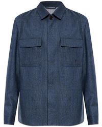 Etro - Paisley-Pattern Wool Jacket - Lyst