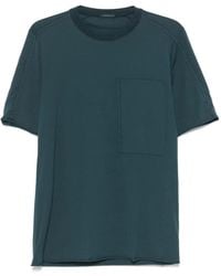 Transit - T-Shirt Con Colletto Lavorato A Maglia - Lyst