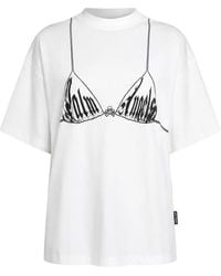 Palm Angels - Bra Loose Crew-Neck T-Shirt - Lyst