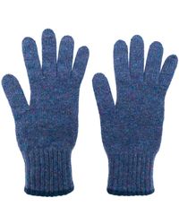 Pringle of Scotland Guanti con paillettes - Blu