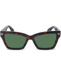 Off-White c/o Virgil Abloh - Cincinnati Rectangle-frame Sunglasses - Lyst