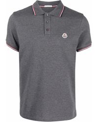 Moncler - Piqué Logo-patch Polo Shirt - Lyst