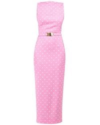 ROWEN ROSE - Robe Longue À Pois - Lyst