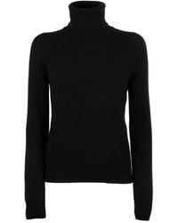 Saint Laurent - Kaschmirpullover Mit Rollkragen - Lyst